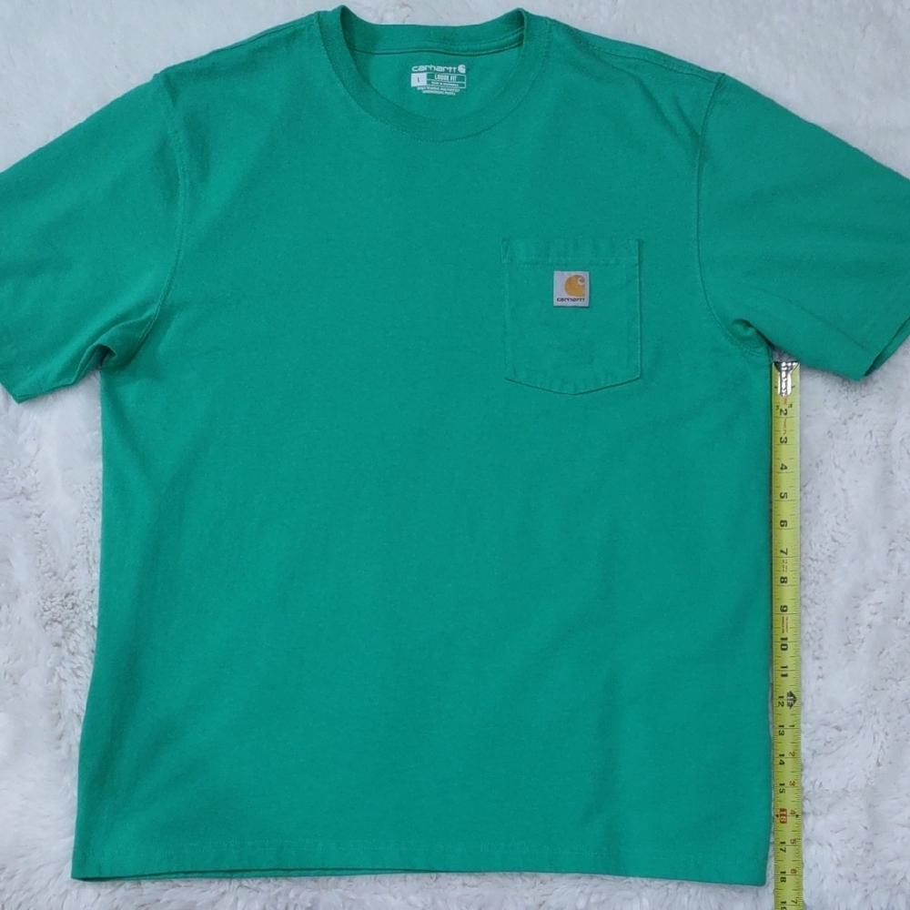 Carhartt Vibrant Green Tee with Pocket - Picture 10 of 15